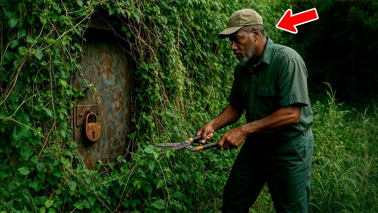 Gardener Found A Hidden Steel Door In The Bushes, What He Saw Inside Made Him Call The Police!