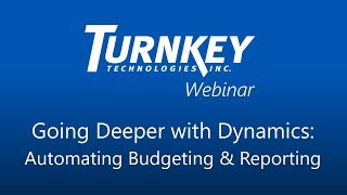 Automating Budgeting and Reporting for Microsoft Dynamics ERP software