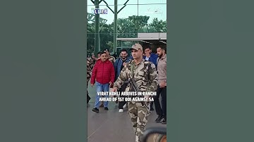 Virat Kohli arrives in Ranchi for the 1st ODI against South Africa | #INDvSA