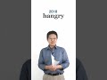 Hangry, 배가고파 화가 나다. #Shorts