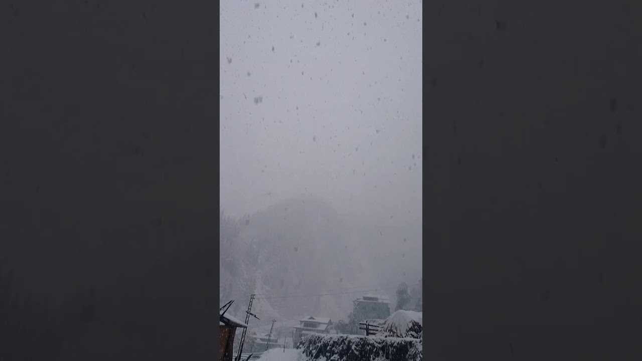 Snowfall in Sharda villages ||Neelum Valley || Beauty of kashmir