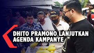 Hanindhito Pramono Lanjutkan Agenda Kampanye Dengan Mengunjungi Pedagang Pasar