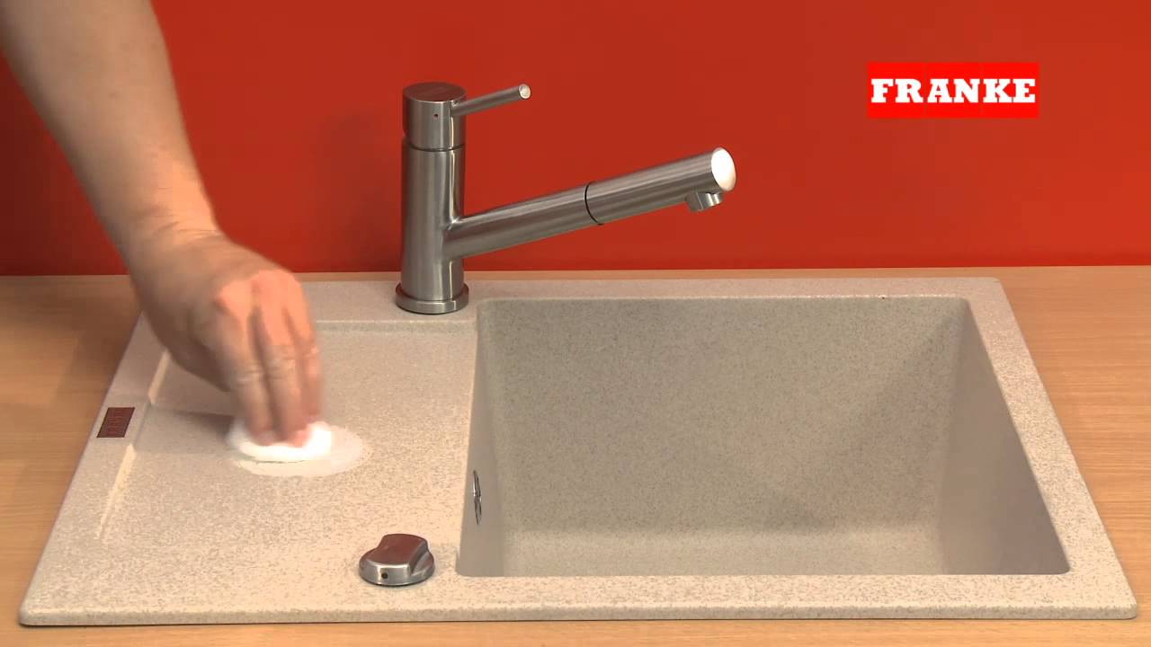 Мойки Franke из Fragranite тест со спичкой