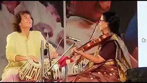 Vidushi DR N Rajam and ustad Zakir Hussain Jugalbandi 2020 new video .