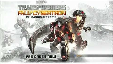 Transformers Fall of Cybertron Demo Trailer
