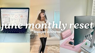 MONTHLY RESET | JUNE BUDGET | Budget With Me | How to Budget for Beginners | MONETS MONEY