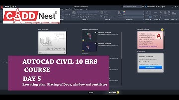 Civil Auto cad Tutorial | 10Hrs course |Part 5||CADDNest||AUTOCAD||Ms. Ashwini|
