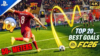These 20 Goals Are IMPOSSIBLE 😱 FC 26 Best Goals Ever – PS5 Pro 4K60