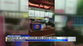 Moment of prayer caught on camera at Fultondale's Full Moon BBQ