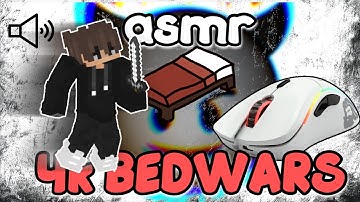 THOCKY Keyboard + Mouse ASMR: SWEATY CLUTCH | Hypixel Bedwars | Best Render + 1000 FPS