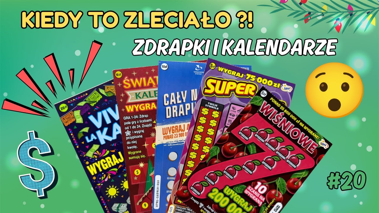 ZDRAPMASY #20🎅MIX ZDRAPEK I KALENDARZE - SZOK !🥰😮💸 #scratchcards #lotto #zdrapki #lottery #christmas