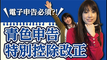 青色申告特別控除改正！令和2年から特別控除が「65万円→55万円」へ減額！電子申告で攻略！わかりやすく解説美人税理士脇田みき先生