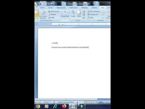Microsoft Word Macro