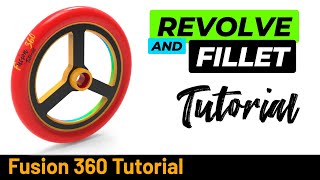 Fusion 360 - Tutorial 210 Revolve and Fillet