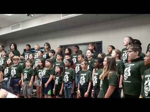 Alley Cats choir competition, Nette Shultz Elementary School May 2022.