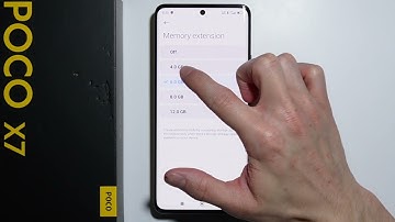 Poco X7: How to Use RAM Extension?