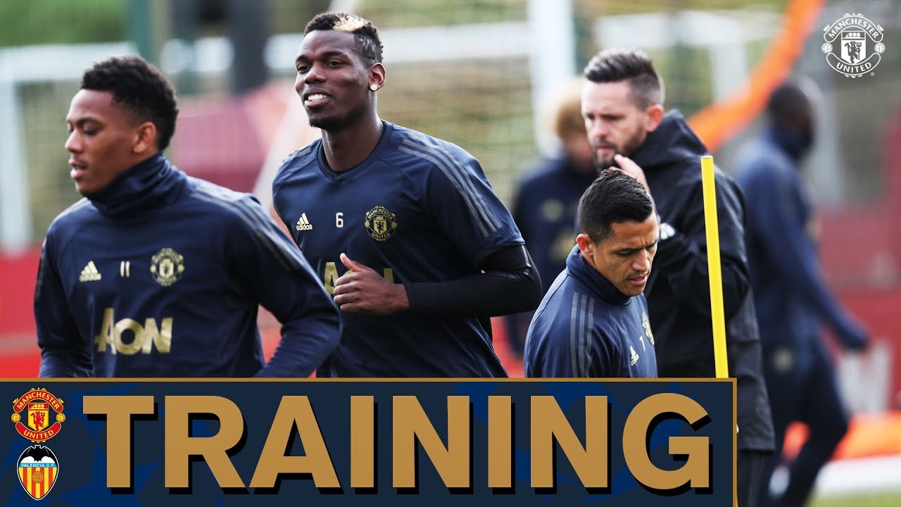 Manchester United train ahead of Valencia clash! | Training | UEFA Champions League manchester united transfer news