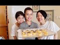 方健儀 (Ft. 蕉媽 &amp; 鄭詩亭) 煮嘢食 - 英式鬆餅 Akina Fong (Ft. Banana Mom &amp; Cting Cheng) are Cooking - English Scone