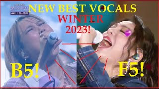 NEW BEST VOCALS WINTER 2023!!! Famous Singers! #highnotes #singer #singers #2023 #littlemermaid