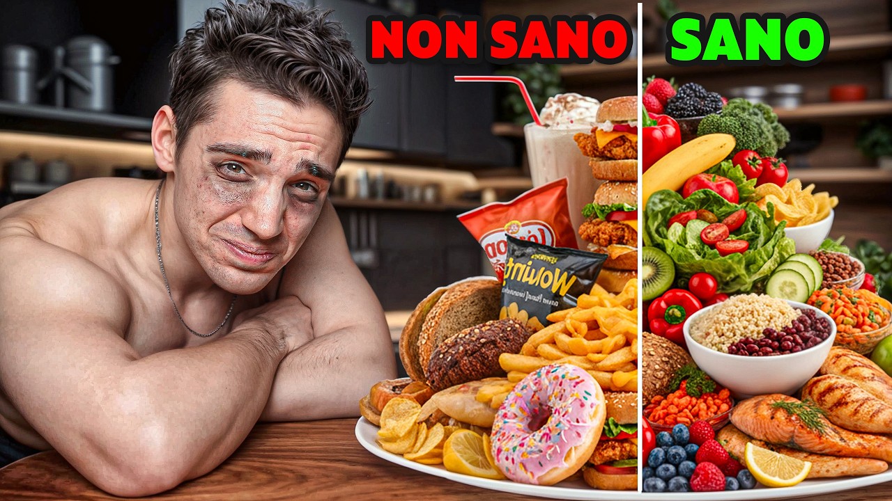 48h DIETA MENO SANA al MONDO vs DIETA PIU' SANA al MONDO