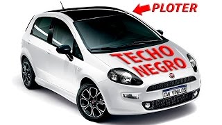 Ploteo techo Fiat Punto