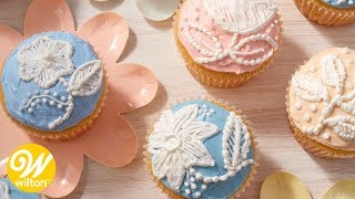 How to Make Buttercream Embroidered Easter Cupcakes | Wilton