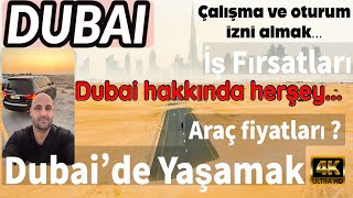 Dubai'de Yaşamak, İŞ Fırsatları, Fiyatlar, Nasıl bir ülke?