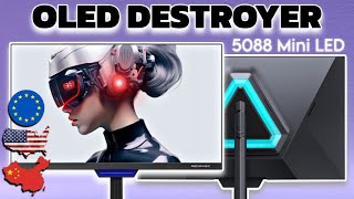 OLED DESTROYER - 27' 4K Mini LED 5088 Zoned Gaming Monitor Reviewed w/ USA Pricing - Redmagic GM001S