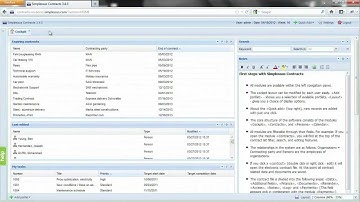 Contract Management - Introduction tutorial in english