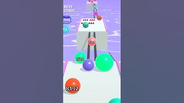 BALL RUN 2048 INFINITY MODE 27 🥵 #shorts #android #ios #gaming #gameplay #ballrun2048