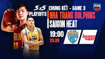 🔴 Livestream Nha Trang Dolphins - Saigon Heat | Giải bóng rổ chuyên nghiệp Việt Nam - VBA 2023