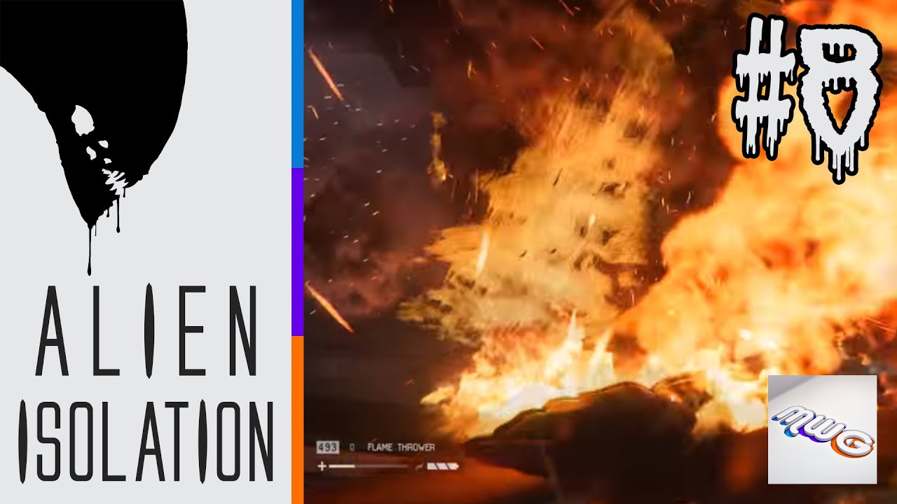 Alien Isolation playthrough part 8: We're on fire! - YouTube