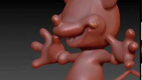 Mickey Mouse - Sculpted in Zbrush - Time lapse