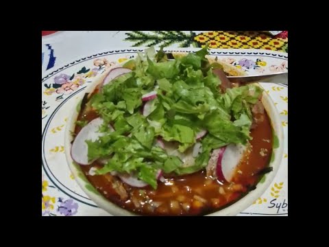 Sabroso Pozole Rojo de Puerco