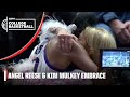 Angel Reese &amp; coach Kim Mulkey embrace as Mulkey reaches 700 CAREER WINS 👏 | ESPN College Basketball