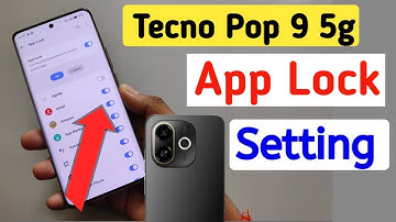 How to lock apps in Tecno pop 9 5g / Tecno pop 9 5g me app lock kaise kare/app lock setting