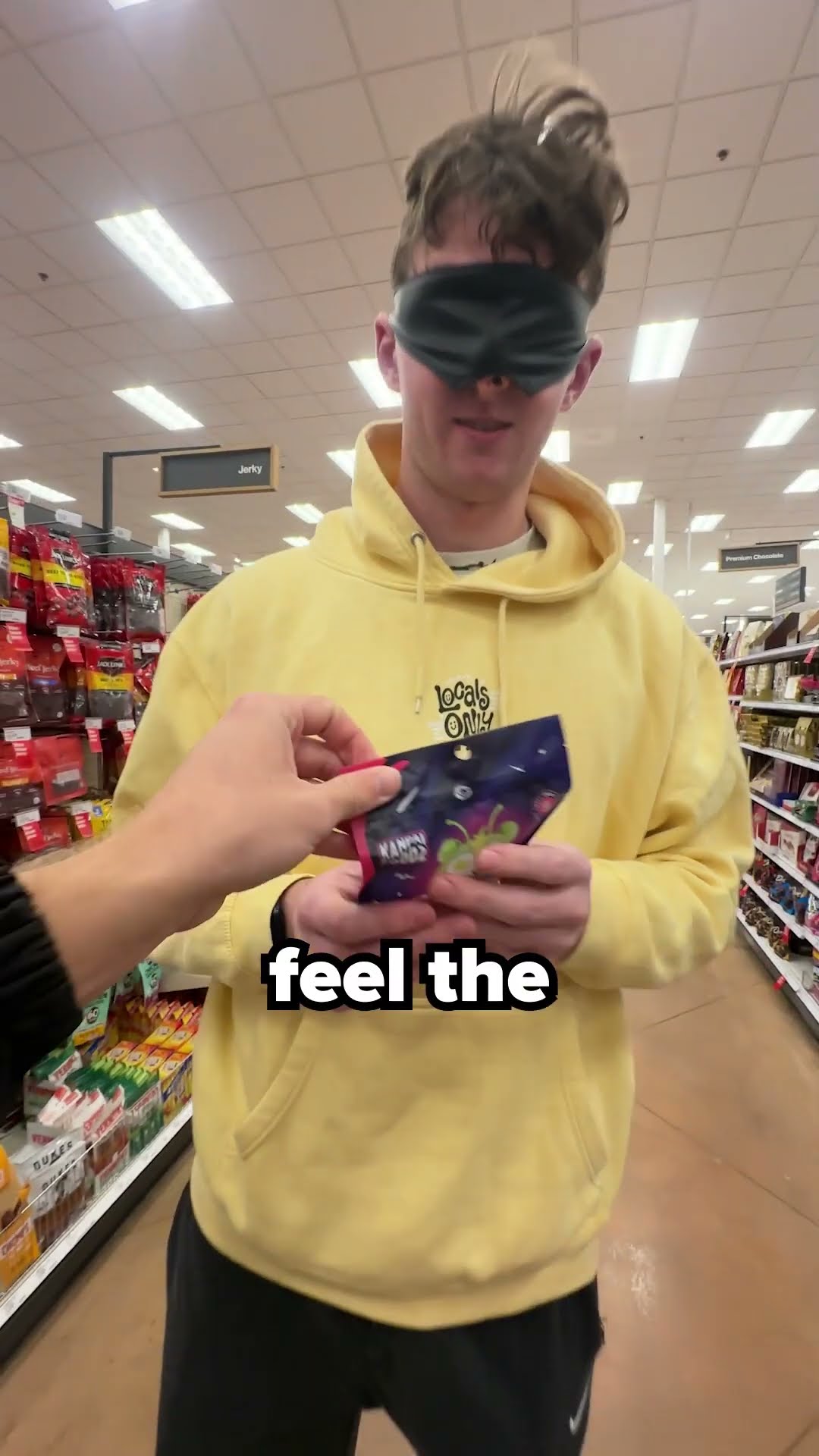 Winning ?$1000? by finding our candy BLINDFOLDED
