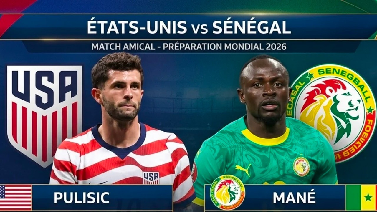 🛑Direct- Amical États Unis 🇺🇸 vs Sénégal 🇸🇳