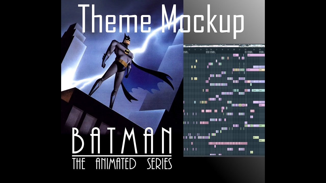 Batman The Animated Series- Main Theme Mockup - YouTube