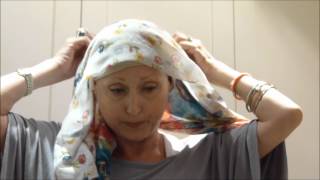 Tying a Turban for Chemo