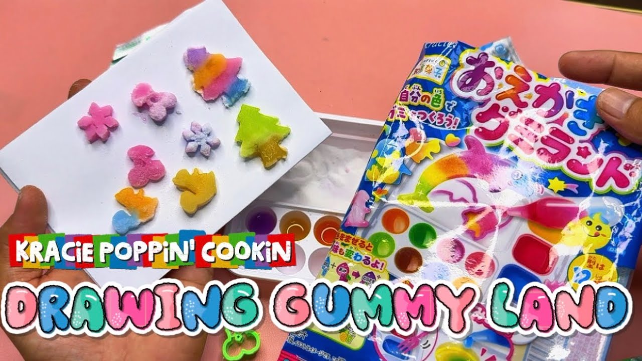 DRAWING GUMMY LAND - Kracie Poppin' Cookin' Edible DIY Candy Kit