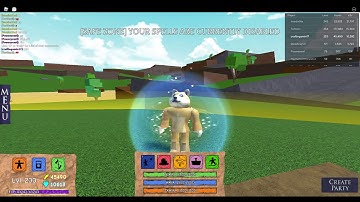 Roblox | Elemental Battlegrounds - Using the new element Creation