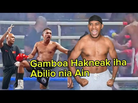 Boxing: Abilio El Matador Halo Belarmino Gamboa Hakneak iha Ring Leten