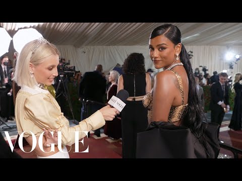 Simone Ashley on Being Excited for Her First Met Gala | Met Gala 2022 With Emma Chamberlain | Vo