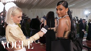 Simone Ashley on Being Excited for Her First Met Gala | Met Gala 2022 With Emma Chamberlain | Vogue