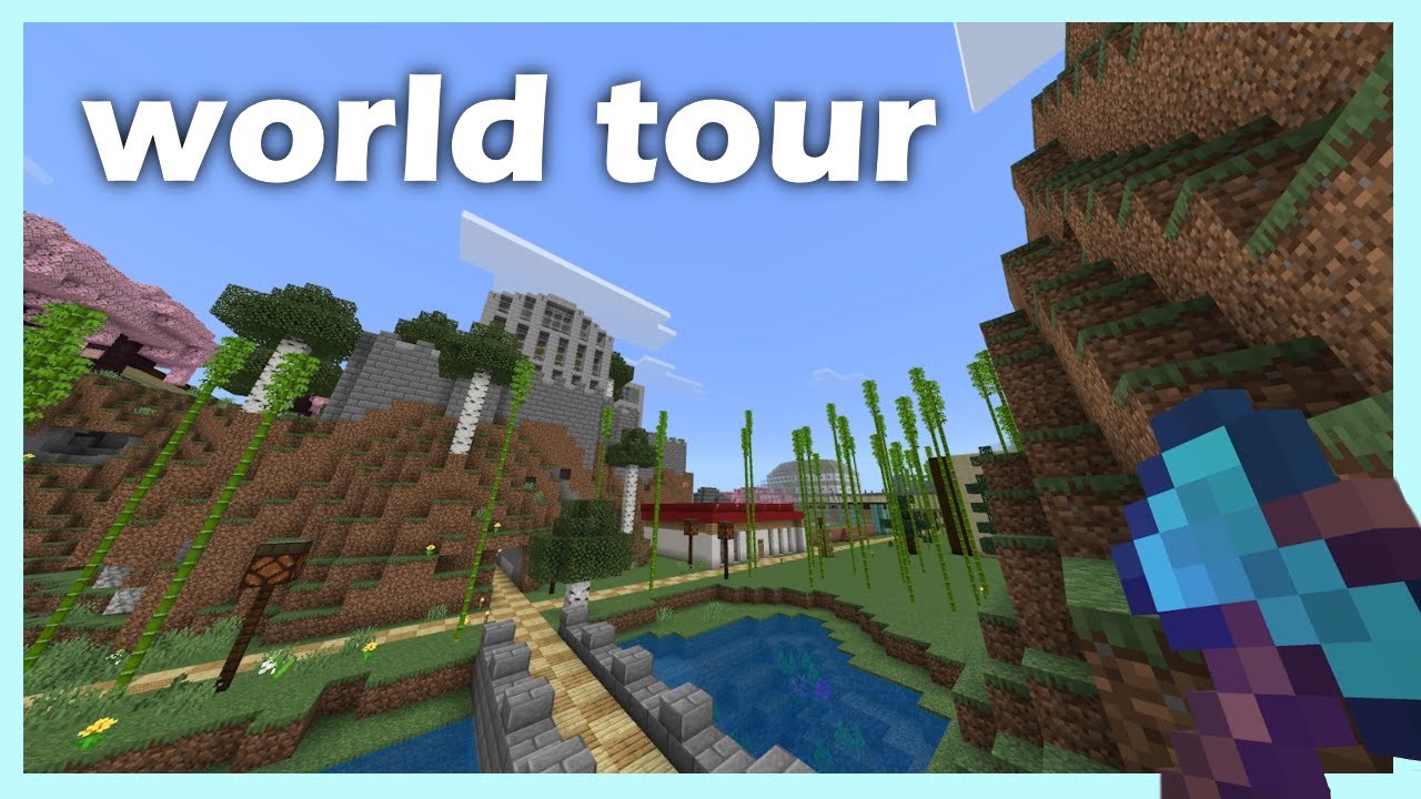 Tour of My Minecraft Forever World - 8 YEARS - YouTube