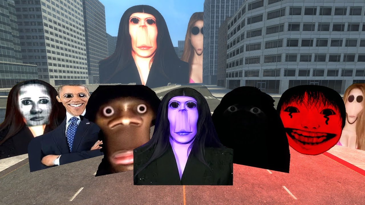 Rosalia Bizcochito Family, Obunga Family And Angry Munci Nextbot Gmod