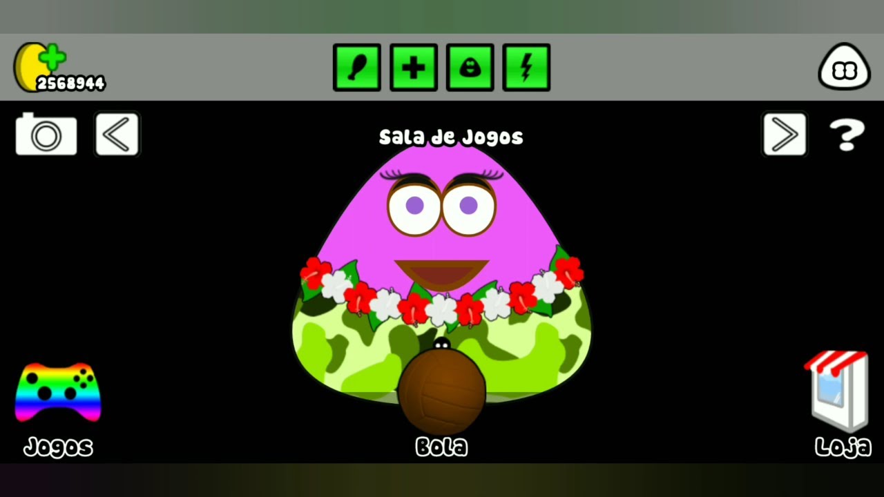 Pou Gameplay  jogar POU no sábado 