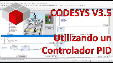 Utilizando un controlador PID, de librerías Codesys, en un ejemplo