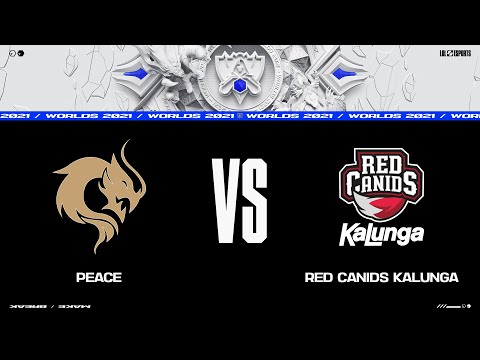 PCE vs. RED | Play-In Groups | 2021 World Championship | PEACE vs. RED Canids Kalunga (2021)